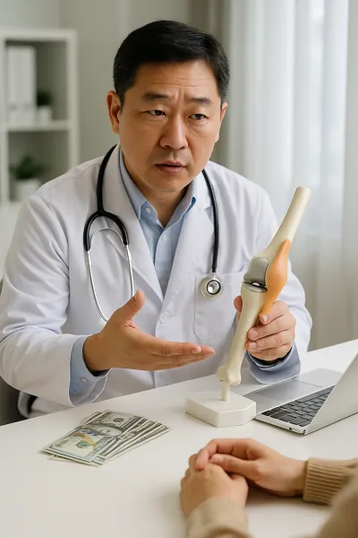 무릎 수술 비용 상담