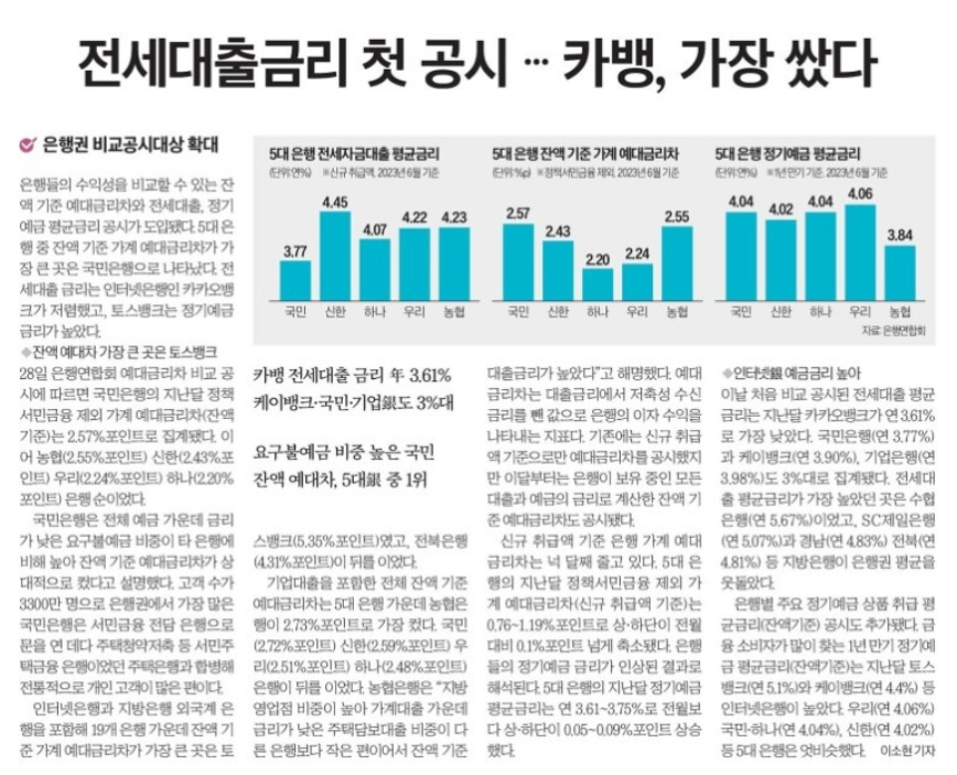 7월 29일 토 신문스크랩2