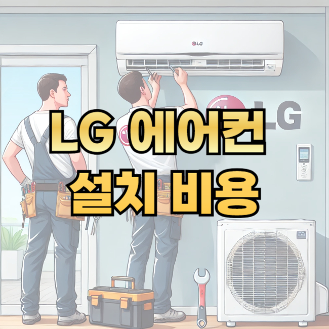 엘지 에어컨 설치 비용