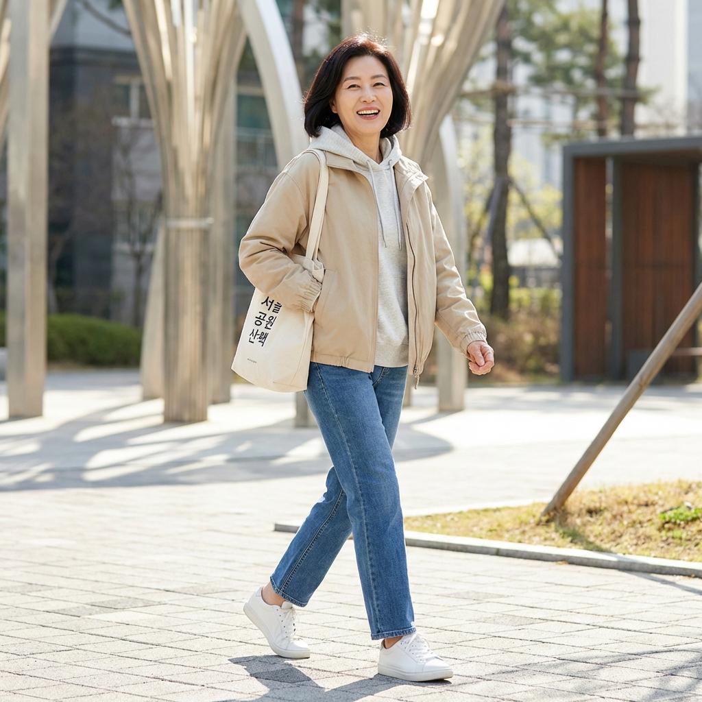 가벼운 외출용 봄 자켓 스타일링 팁