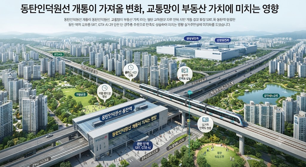 동탄인덕원선 개통이 가져올 변화, 교통망이 부동산 가치에 미치는 영향
