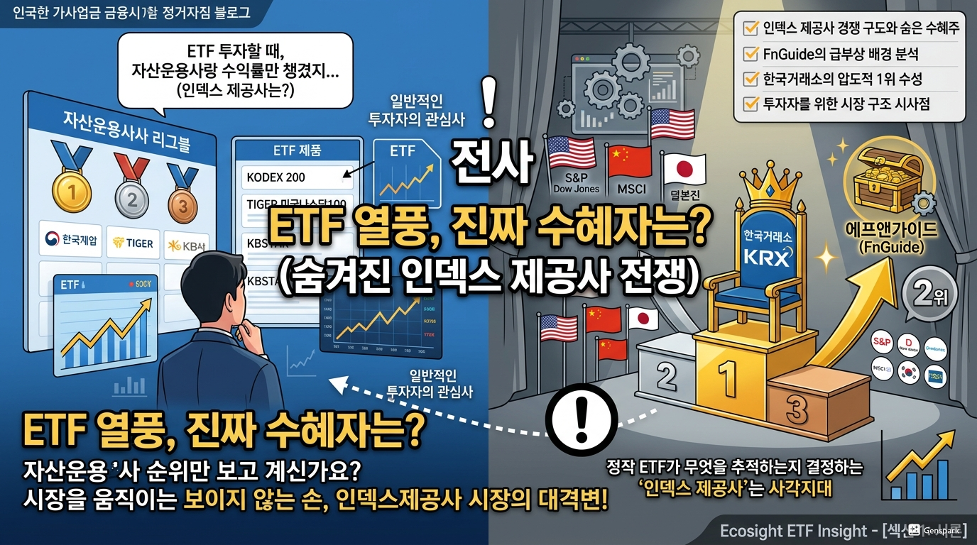 ETF 열풍 속 지수 사업자 순위 변화, 에프앤가이드가 주목받는 이유