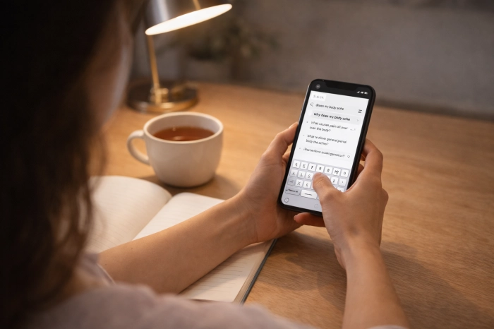 온몸이 쑤시고 아플때