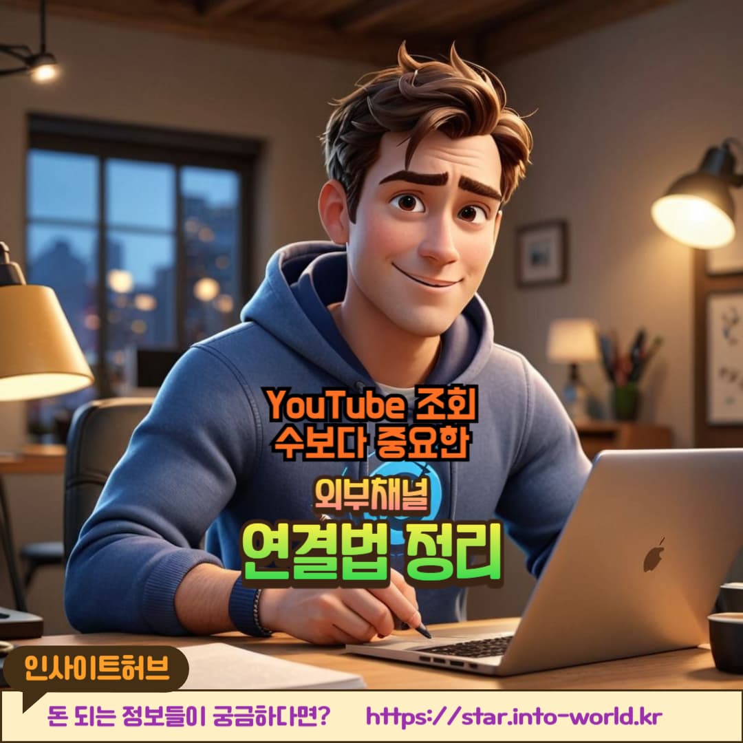 유튜브에서 외부 채널로 유입 끌어오는 구조 만들기