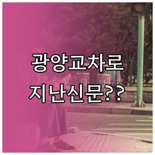 광양 교차로 지난 신문 보기 및 검색..