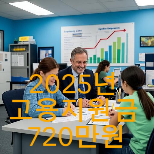 2025년 고용지원금 720만원