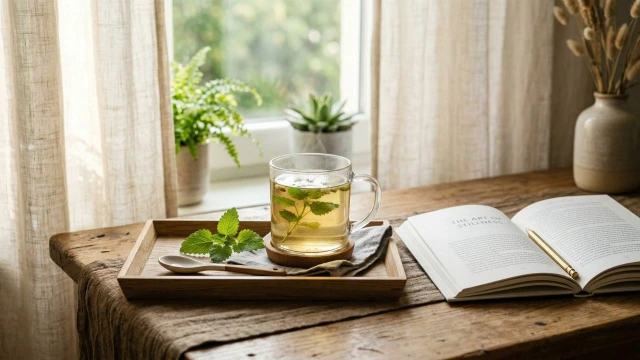 레몬밤 허브티 홈카페 힐링 루틴 마무리