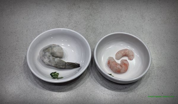 이마트 노브랜드 냉동 새우살(흰다리새우,꼬리 포함)(라면 부재료) 2023년 1~3월 포장 내용물