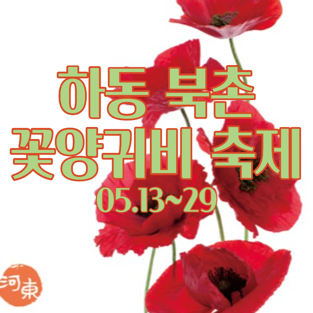 하동 북천 꽃양귀비 축제