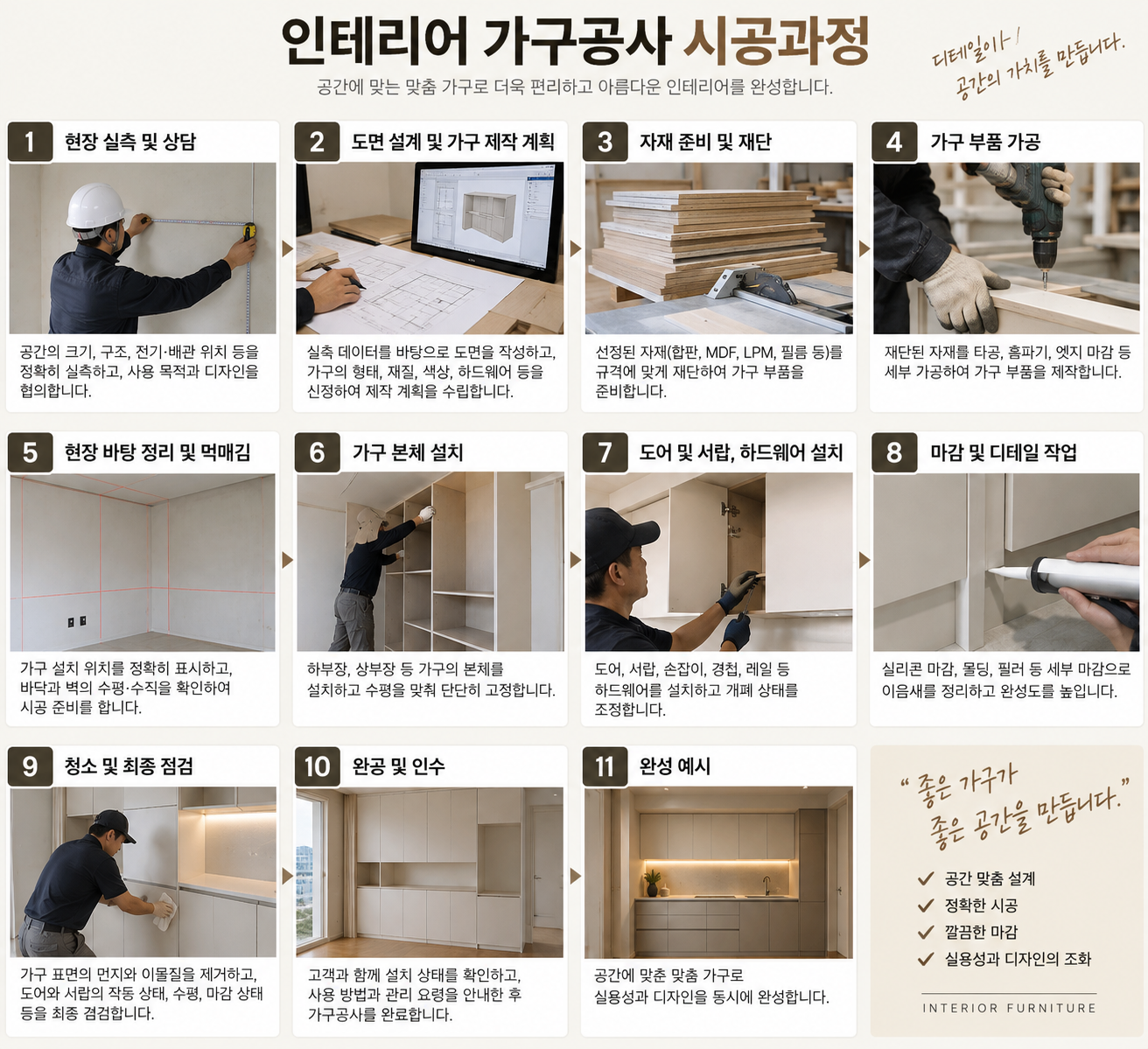 인테리어 가구공사