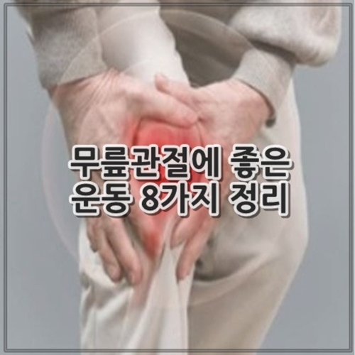 무릎관절에 좋은 운동 8가지 알아보기
