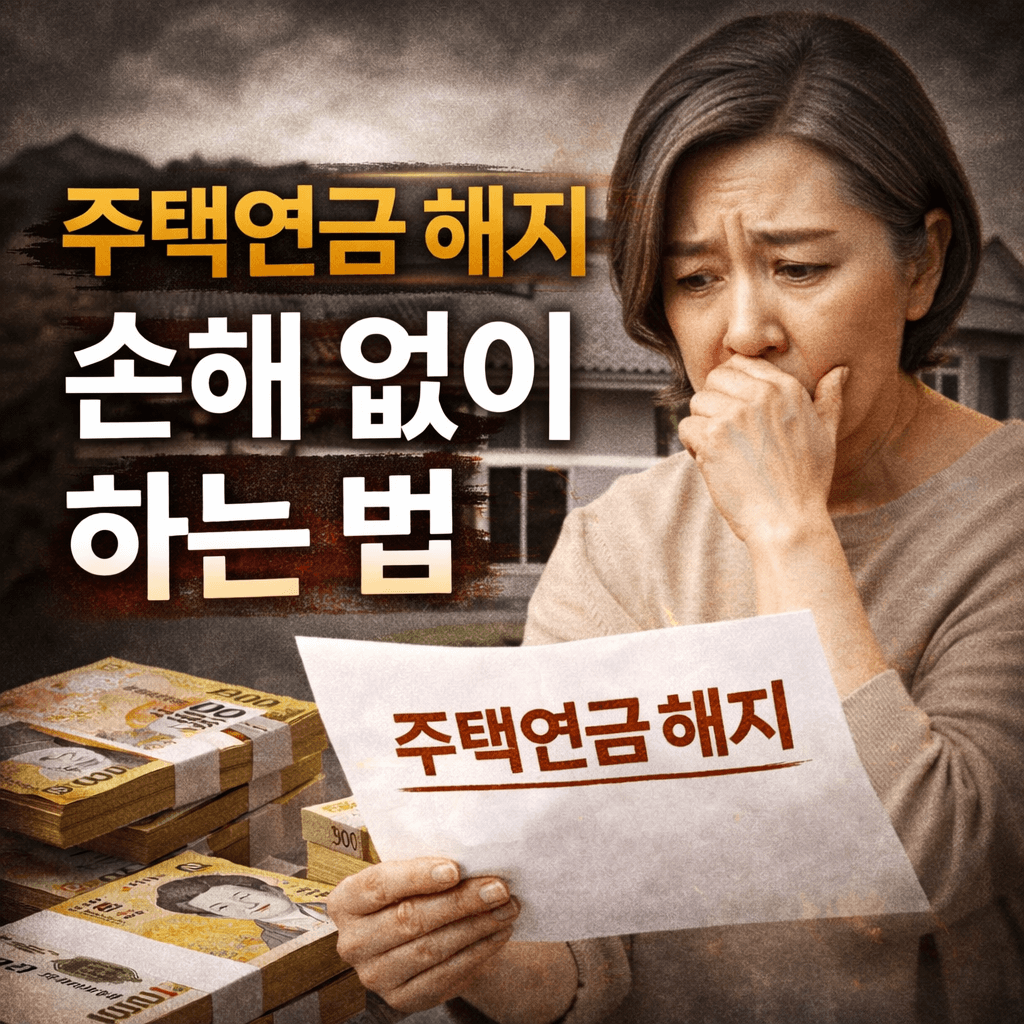 주택연금 해지, 손해 없이 하는 법