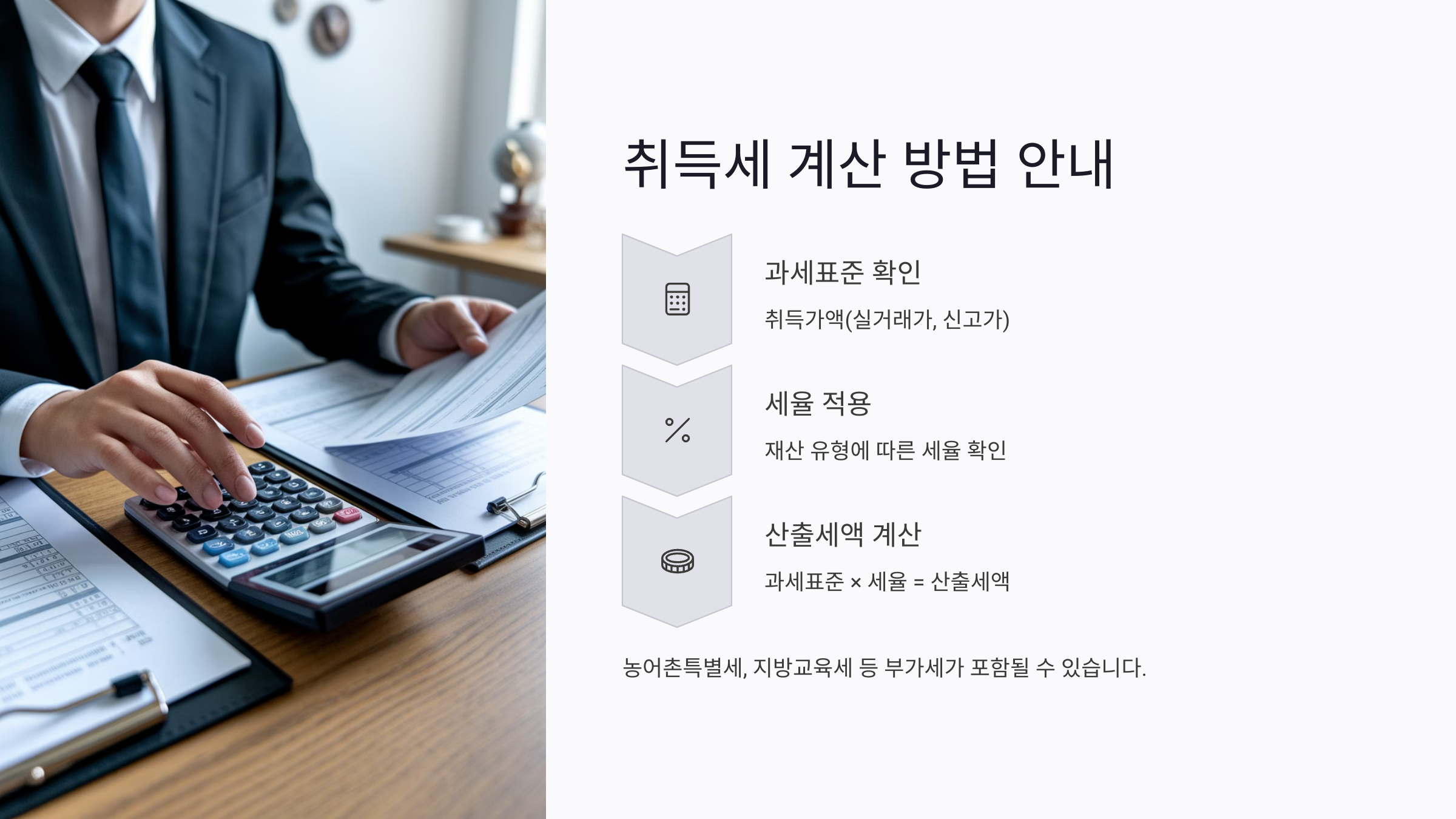 취득세 계산 방법 안내