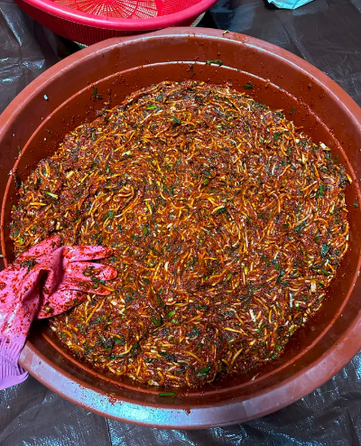 김장김치 양념만들기