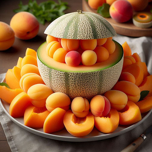 칸탈루프-멜론-살구
