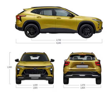 쉐보레 트랙스 크로스오버 LS/레드라인/액티브/RS 제원