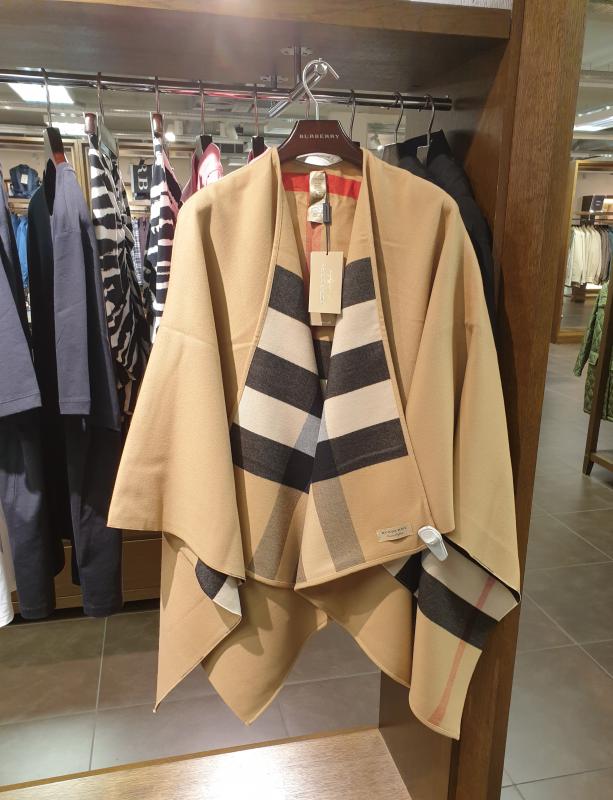 버버리 리버시블 울 판초 케이프(재고 확보)영국 아울렛/관부가세 포함