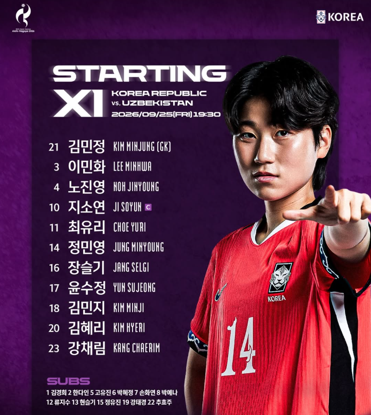아시안게임 여자축구 준결승