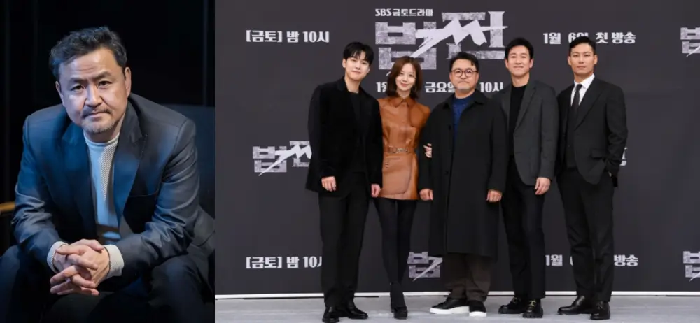 이원태 감독과 법쩐 주연배우들