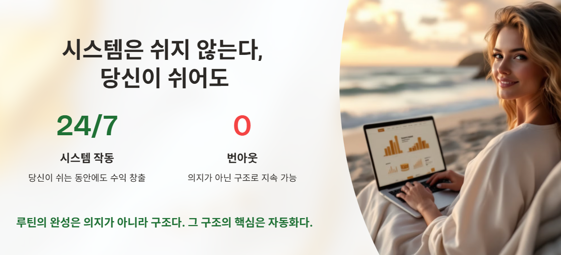 당신이 쉬어도 루틴 시스템은 쉬지 않는다