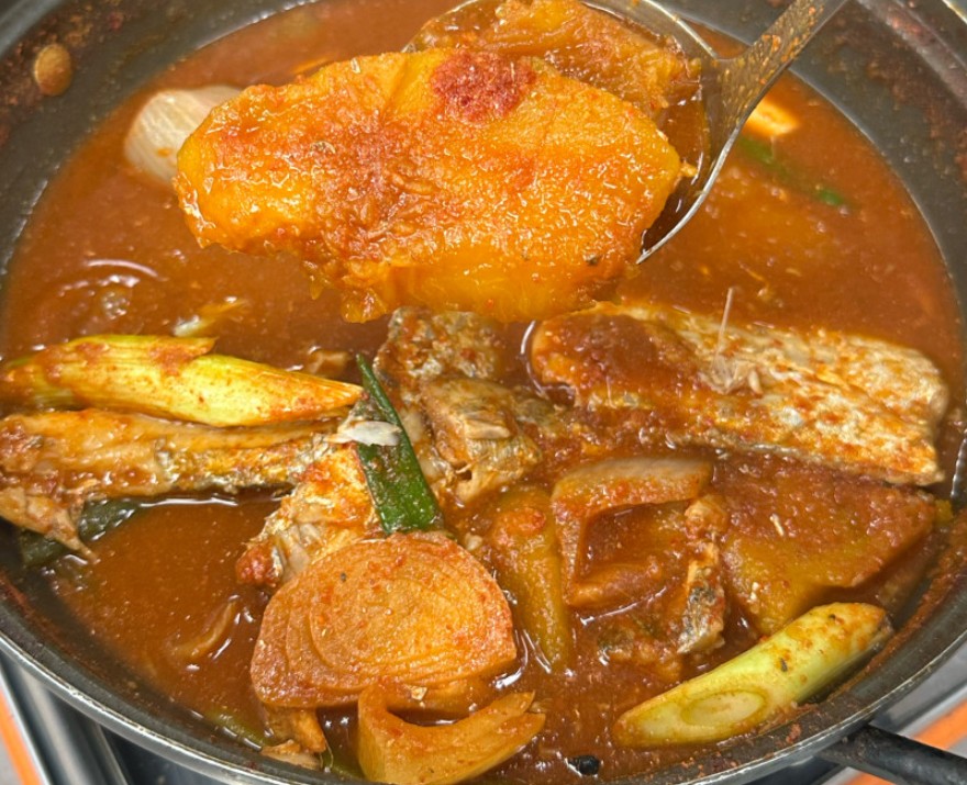 6시내고향 여수 갈치조림 갈치구이맛집의 갈치조림