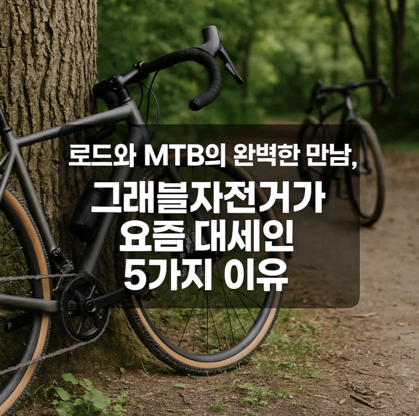 로드와 MTB의 완벽한 만남, 그래블자전거가 요즘 대세인 5가지 이유
