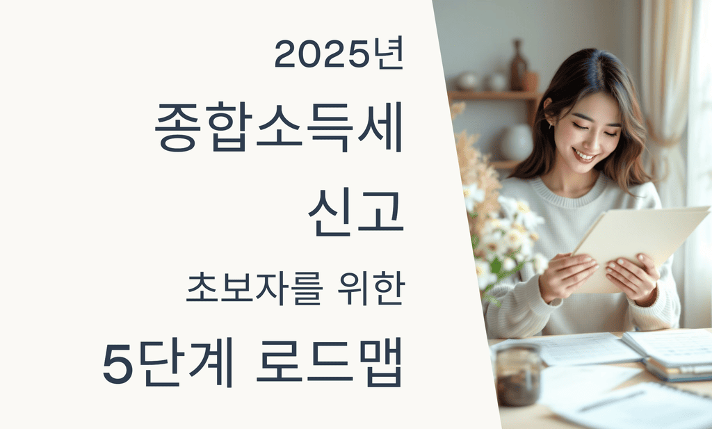 2025년 종합소득세 신고, 초보자를 위한 5단계 로드맵