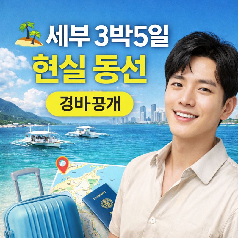 🏝️ 세부 3박5일 자유여행 현실적 동선, 솔직한 경비 공개