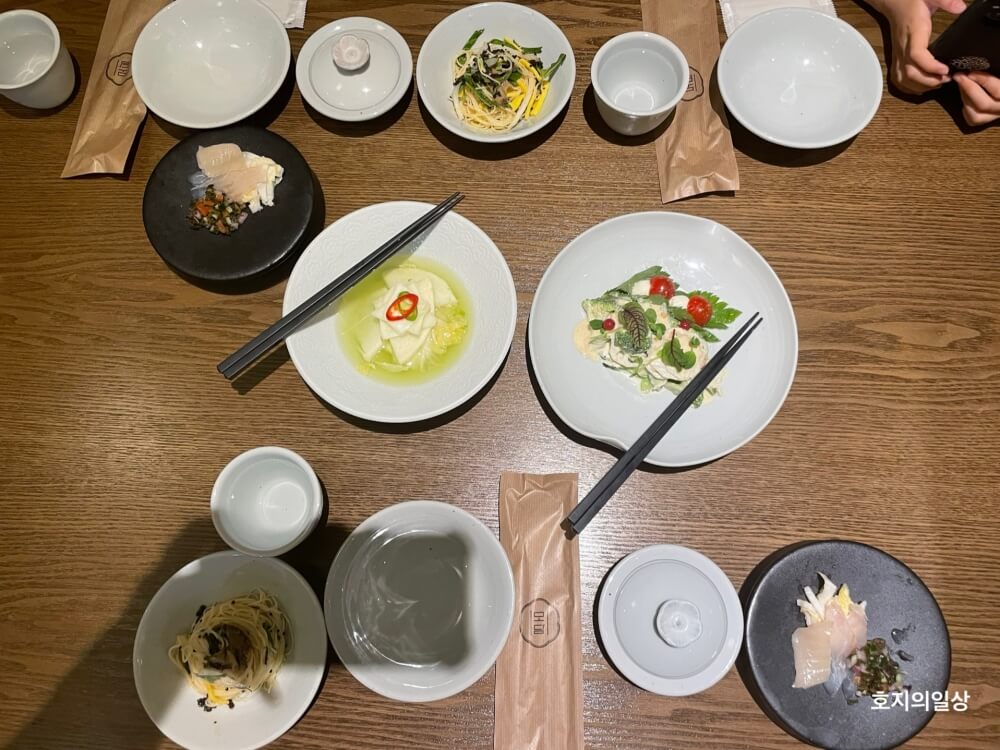 광화문 한정식 맛집 모담 다이닝 - 수라상 첫코스