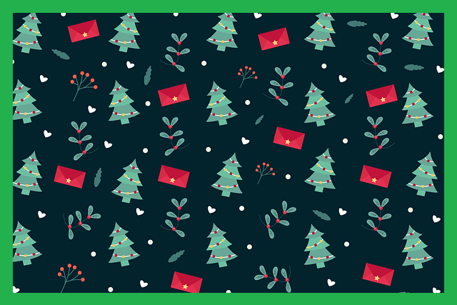 크리스마스-포장지-일러스트