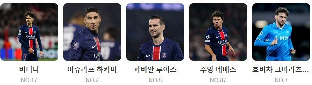PSG 인테르 중계 일정(+ 무료 시청 방법)