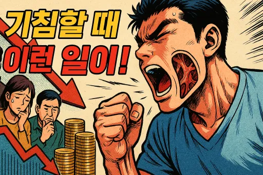 기침은 참아야 할까? 가래는 삼켜도 될까?