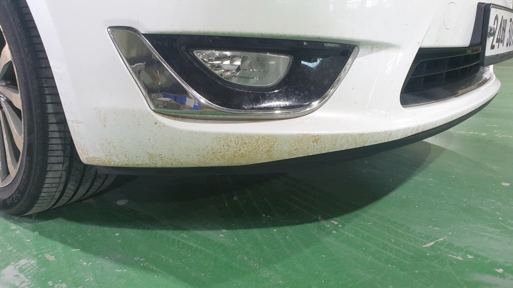 k7 범퍼도색 - 앞 범퍼 하단