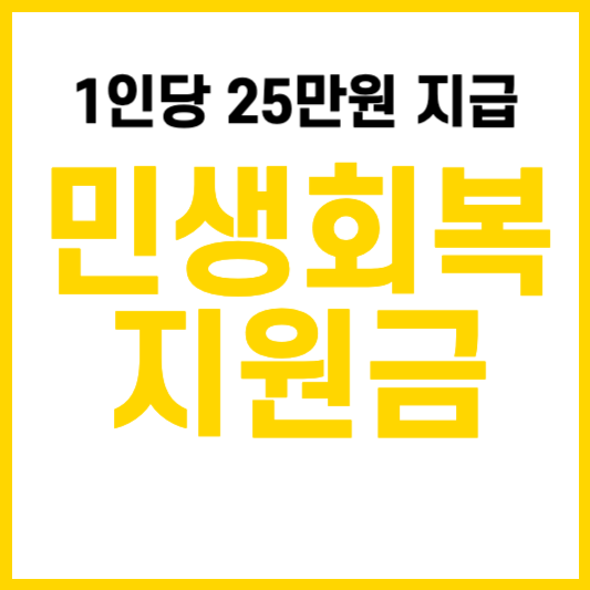 민생회복지원금