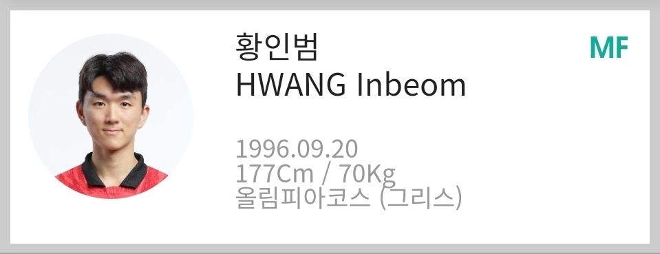 황인범-프로필