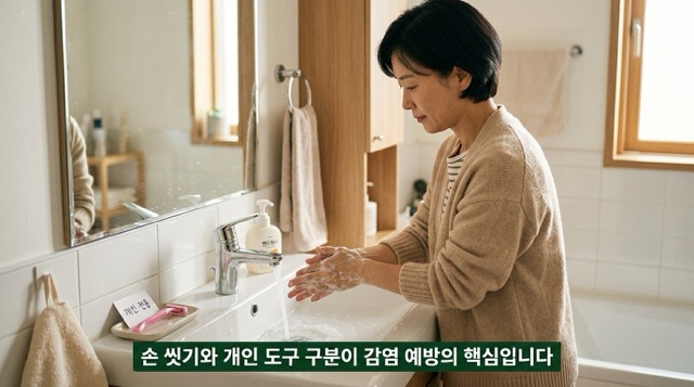 평편사마귀 HPV 피부 상처 침투 면도기 수건 공유 감염 경로 상세