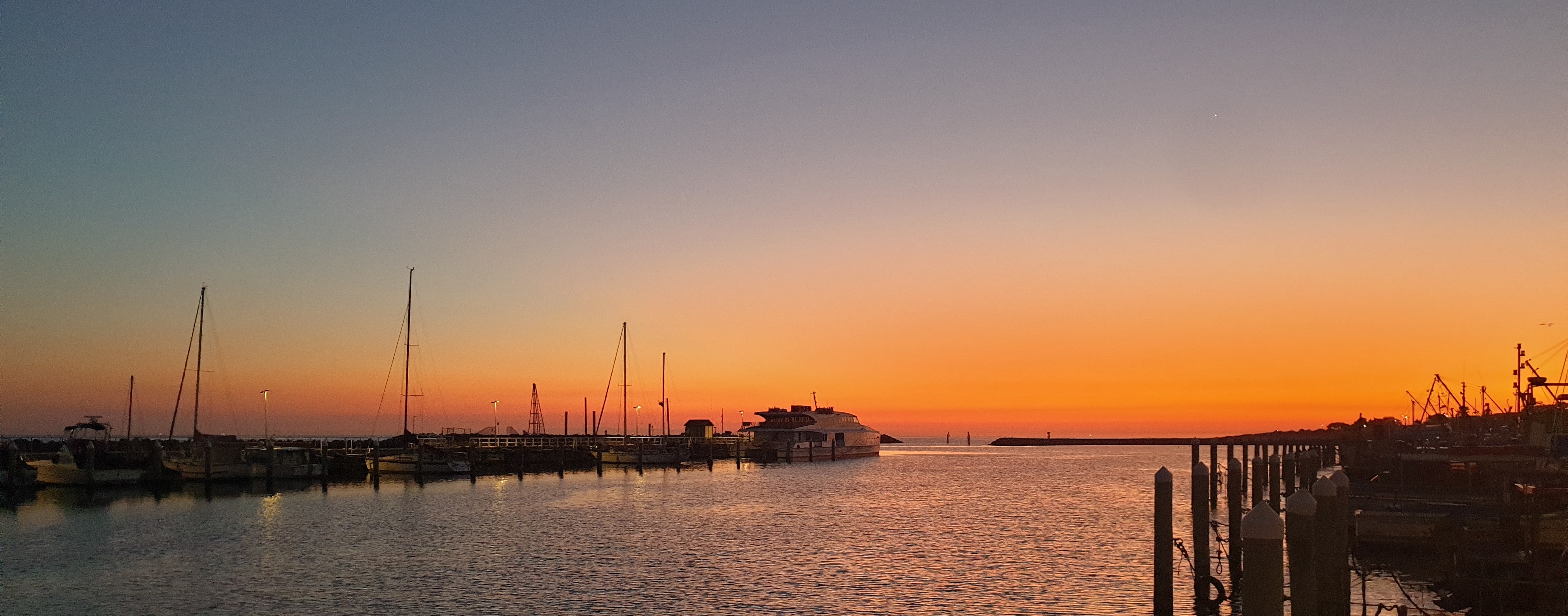 포탈링턴 피어(Portarlington Pier) 의 노을