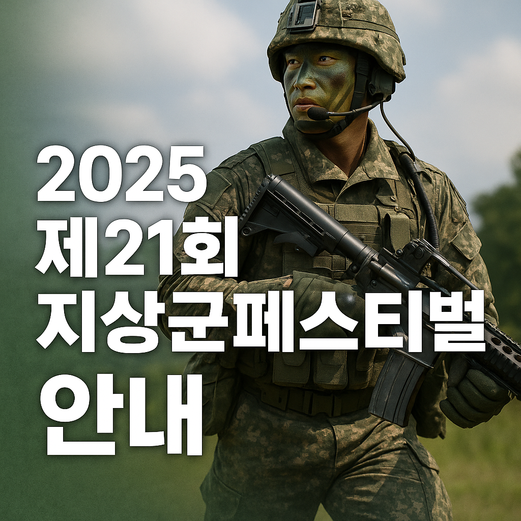 2025 제21회 지상군페스티벌: &lsquo;Pride Army, Trust Army, Victory Army