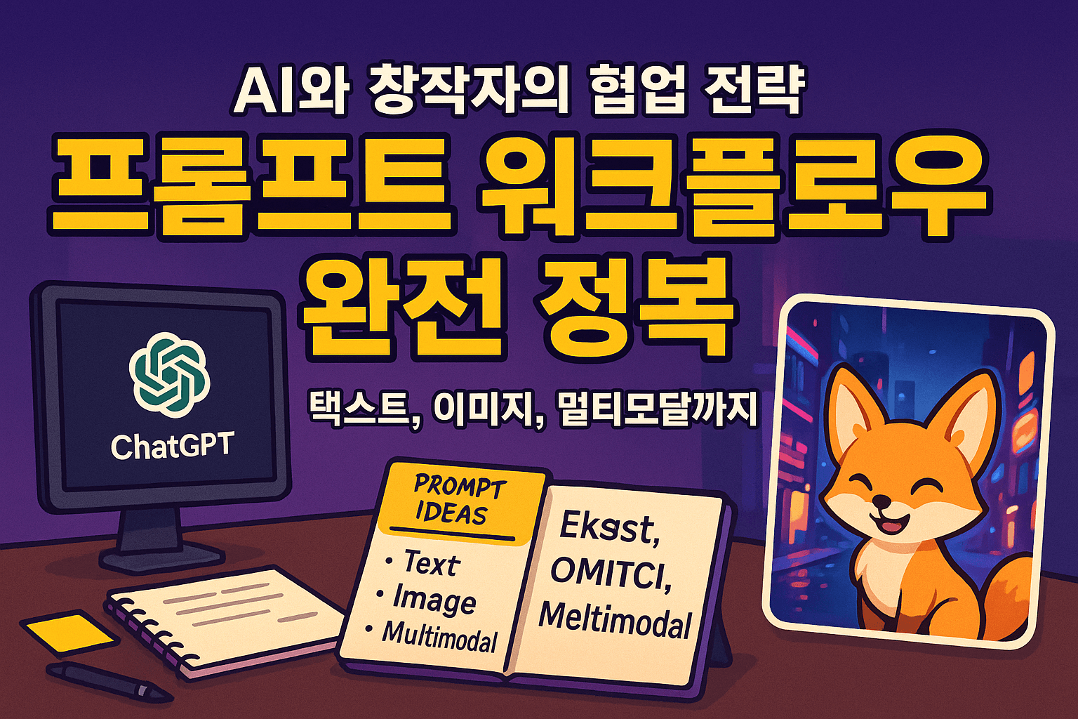 AI와 협업하는 창작자를 위한 프롬프트 워크플로우 설계