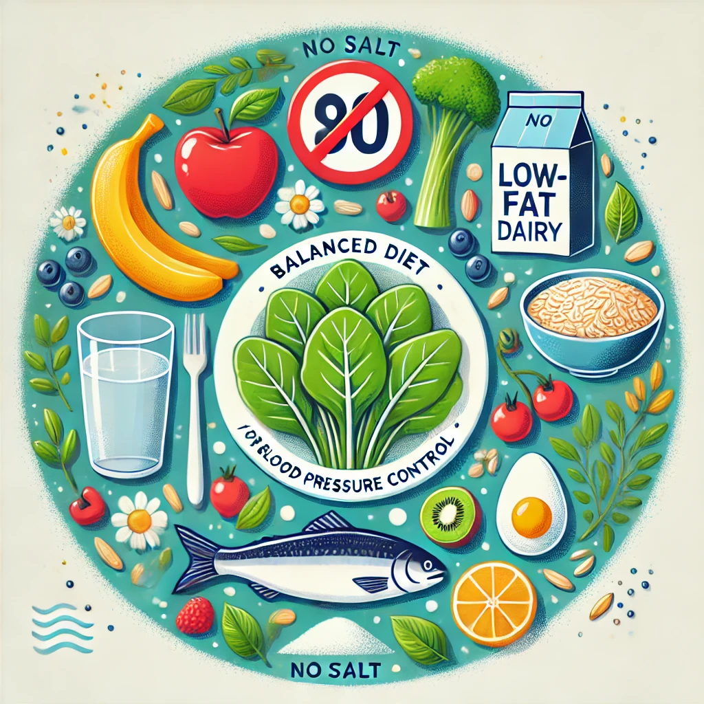 혈압을 안정 시키는 식단 구성 이미지