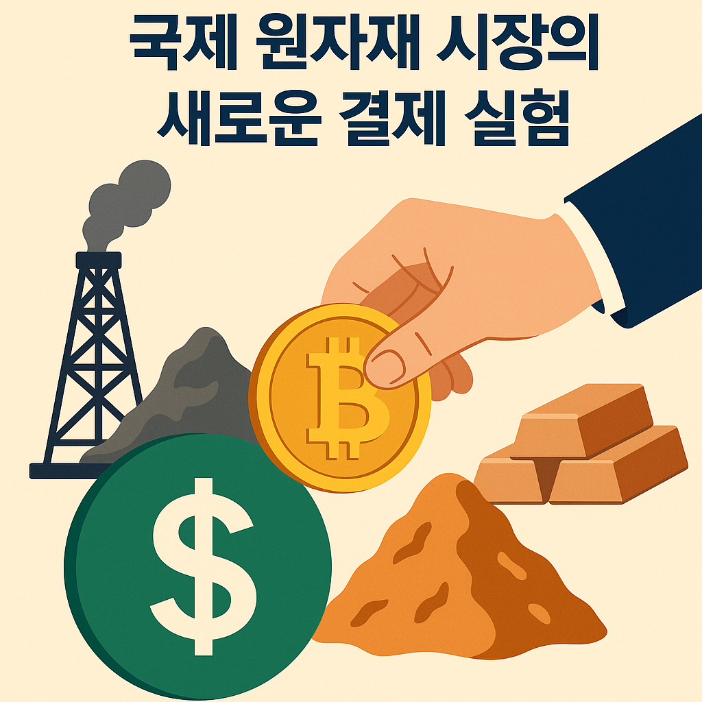 달러 대신 코인? 국제 원자재 시장의 새로운 결제 실험