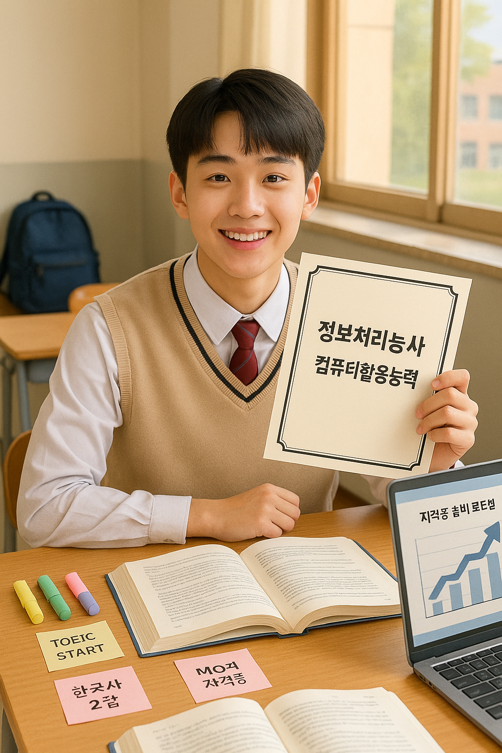 고등학생 필수 자격증 관련 사진