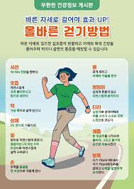 걷기의 건강 효과와 올바른 방법