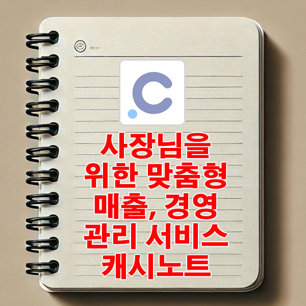 사장님을 위한 맞춤형 매출, 경영 관리 서비스 캐시노트