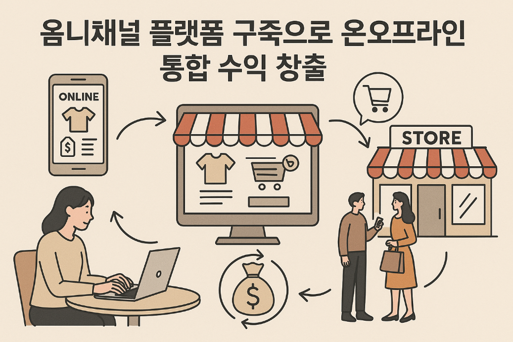 옴니채널 플랫폼 구축으로 온오프라인 통합 수익 창출