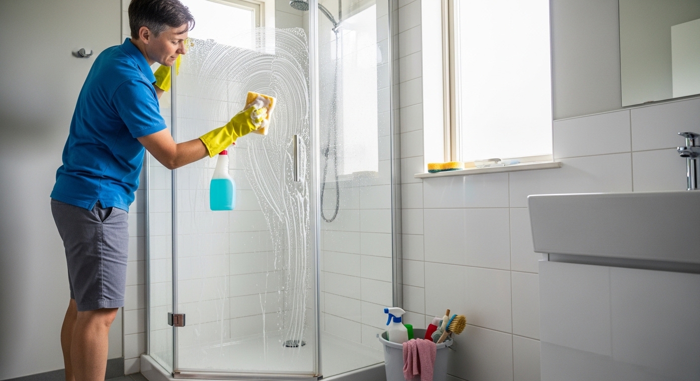 화장실 물때 제거하는 방법