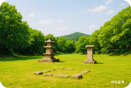 사라진 절터는 잊히지 않는 가치를 일깨운다.