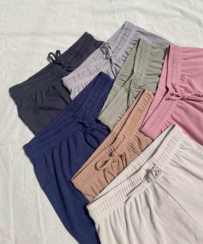 7컬러 쿨썸머 골지 와이드 트레이닝 팬츠 여자 일자 냉장고 찰랑 허벅돼바지