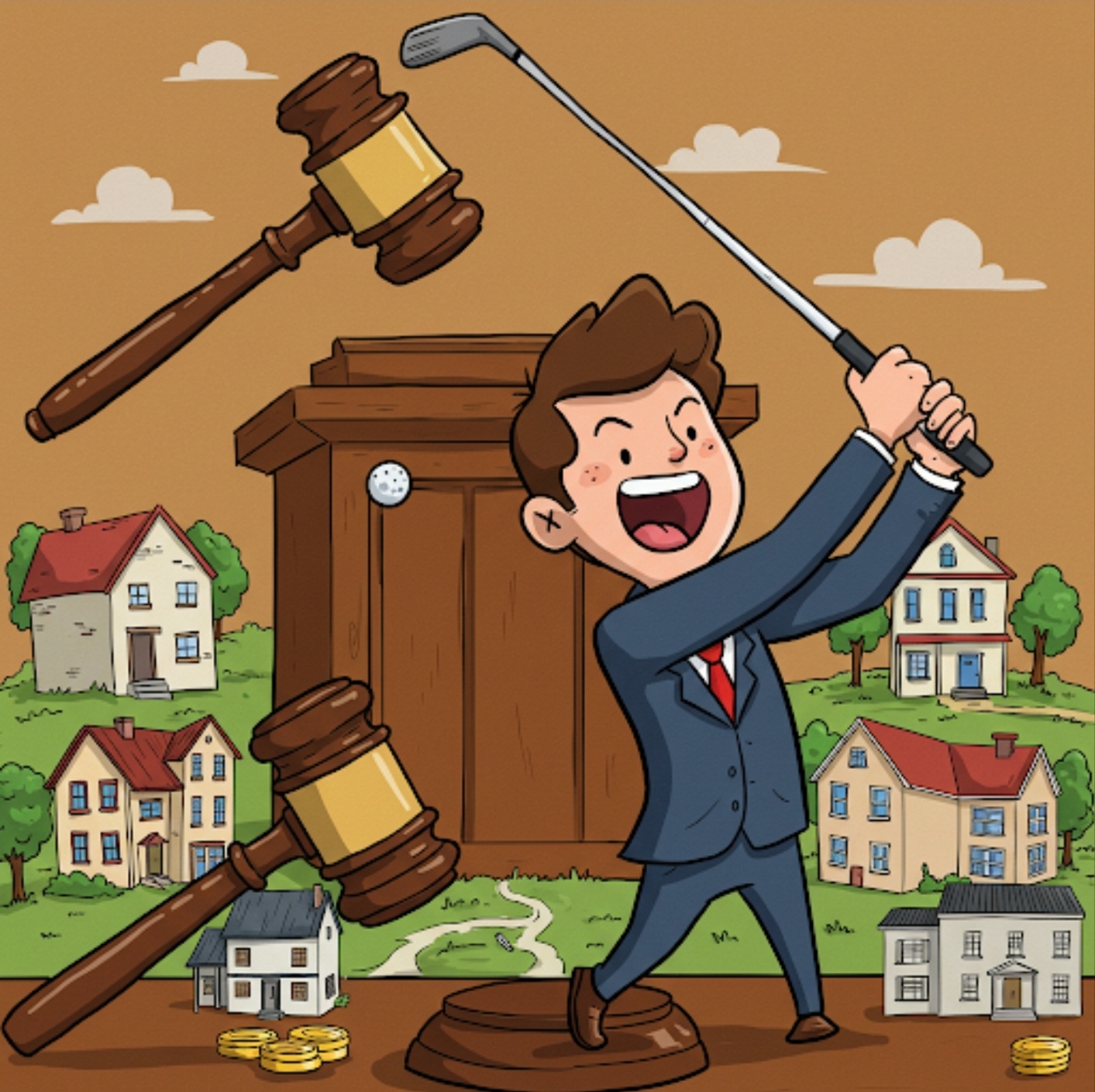 경매장에서 골프채 휘두르듯 낙찰받는 비법