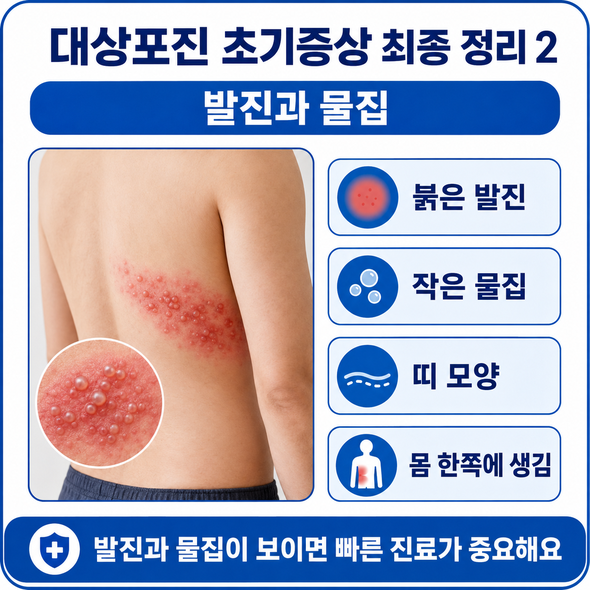 대상포진 초기증상